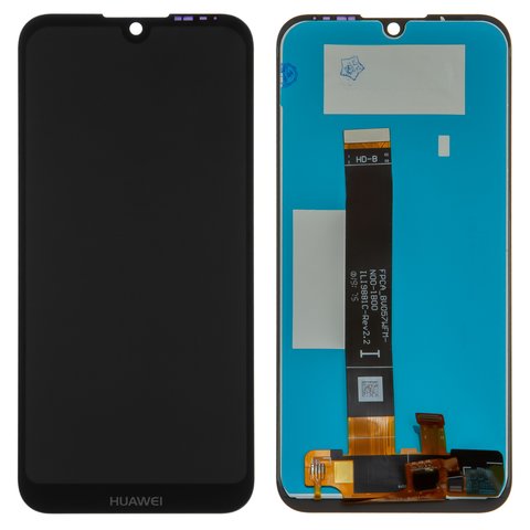 LCD compatible with Huawei Honor 8S, Y5 2019 , black, Logo Huawei, without frame, original change glass  , AMN LX1 LX2 LX3 LX9  KSE LX9 KSA LX9 