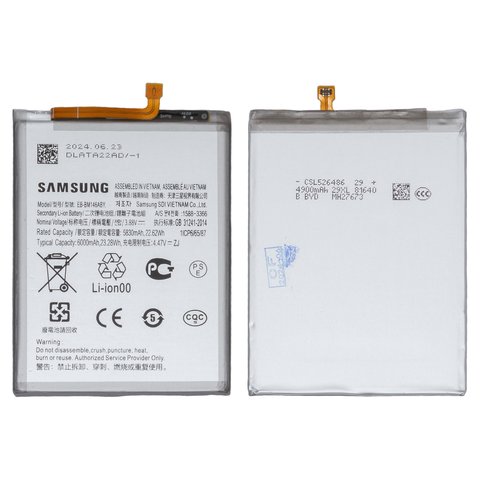 Аккумулятор EB BM146ABY для Samsung M146B Galaxy M14, M346 Galaxy M34, M546 Galaxy M54, Li ion, 3,88 B, 6000 мАч, Original PRC
