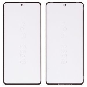 Housing Glass G+OCA PRO compatible with Samsung N770 Galaxy Note 10 Lite, with OCA film, black 