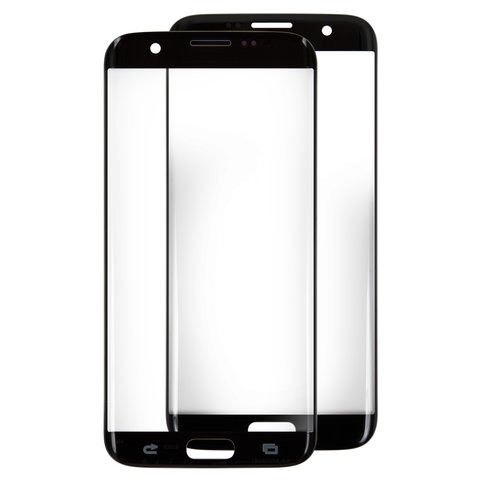 Vidrio de carcasa puede usarse con Samsung G935F Galaxy S7 EDGE, negro