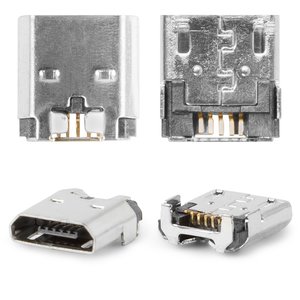 Conector de carga puede usarse con Microsoft Nokia  640 Lumia, 640 XL Lumia Dual SIM; Nokia 520 Lumia, 525 Lumia, 620 Lumia, 630 Lumia Dual Sim, 730 Lumia Dual Sim, 735 Lumia, X Dual Sim, 5 pin, micro USB tipo B