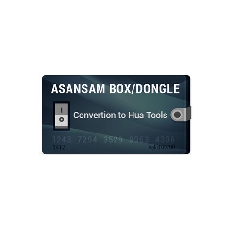 Transformación de Asansam Box Dongle en Hua Tools