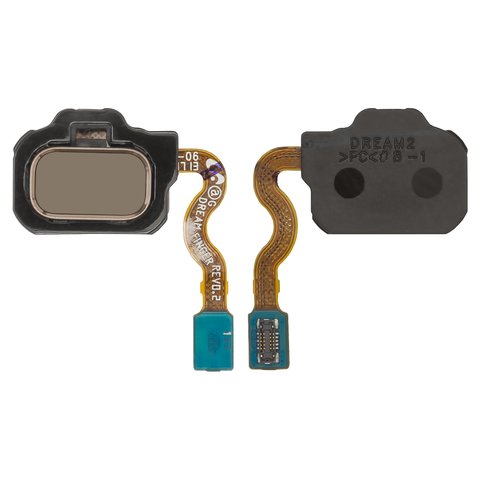 Cable flex puede usarse con Samsung G955F Galaxy S8 Plus, para escaner de huellas dactilares, dorado, con plástico, maple gold