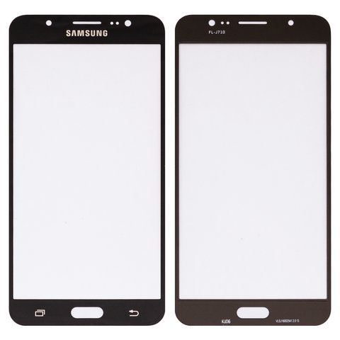 Vidrio de carcasa puede usarse con Samsung J710F Galaxy J7 2016 , J710FN Galaxy J7 2016 , J710H Galaxy J7 2016 , J710M Galaxy J7 2016 , con película OCA, negro