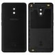 Panel trasero de carcasa puede usarse con Meizu M5c, negra, con botones laterales
