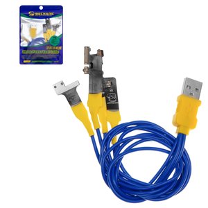 Cable de alimentación de prueba Mechanic M puede usarse con Apple iPhone 6S, iPhone 6S Plus, iPhone 8, iPhone 8 Plus, iPhone X, iPhone XR, iPhone XS, iPhone XS Max, one button boot