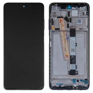 Pantalla LCD puede usarse con Xiaomi Poco X3 NFC, Poco X3 Pro, negro, con marco, Original PRC , M2102J20SG, M2102J20SI, M2007J20CG, M2007J20CT