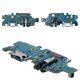 Cable flex puede usarse con Samsung A146 Galaxy A14 5G, A146B Galaxy A14 5G, M146B Galaxy M14, del conector de carga, del conector de auriculares, con micrófono, con componentes, Original (PRC), placa del cargador