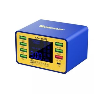 Adaptador de red Mechanic iCharge 8M, 50 W, 8 puertos