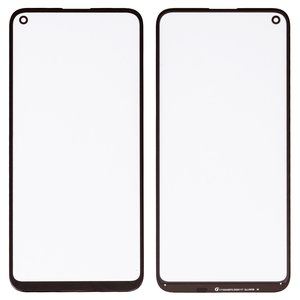 Vidrio de carcasa G+OCA PRO puede usarse con Huawei P40 Lite E, Y7p, con película OCA, negro