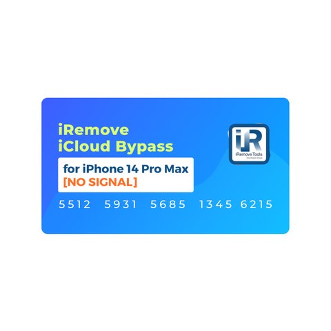 iRemove iCloud Bypass para iPhone 14 Pro Max [NO SIGNAL]