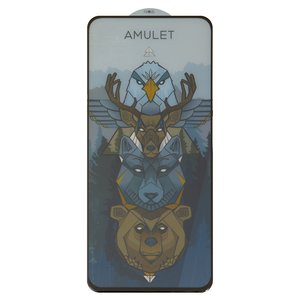 Vidrio de protección templado iNobi Amulet puede usarse con Motorola Moto G52, Moto G72 XT2255, Moto G82 XT2225, Full Glue, Anti Static, negro