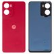 Panel trasero de carcasa puede usarse con Motorola Moto G05, roja, plum red