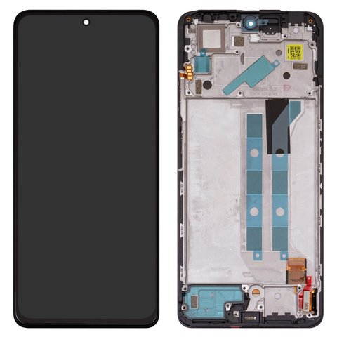Pantalla LCD puede usarse con Xiaomi Redmi Note 12 Pro 4G, negro, con marco, Original PRC 