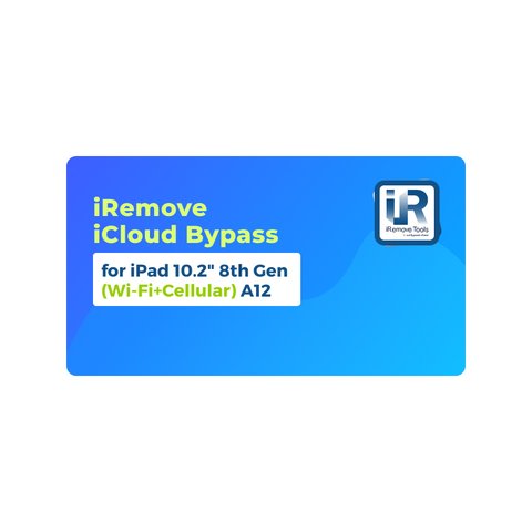 iRemove iCloud Bypass para iPad 10.2" 8th Gen Wi Fi+Cellular  A12