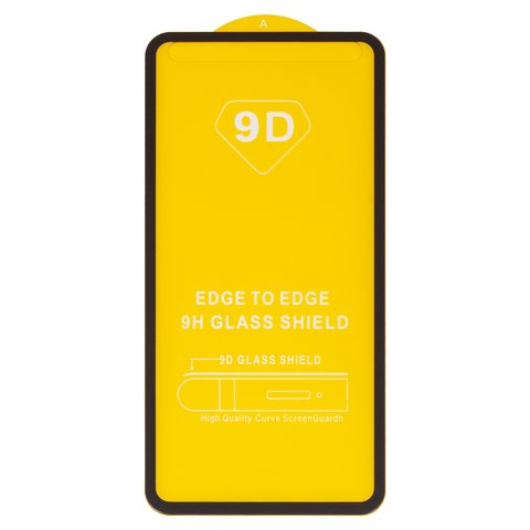 Vidrio de protección templado puede usarse con Xiaomi Pocophone F1, Full Glue, compatible con estuche, sin embalaje, sin pañuelos , negro, M1805E10A