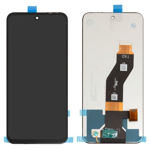 Pantalla LCD puede usarse con Tecno Spark 40 KM5 , Spark 40C KM4k , Spark Go 2 KM4 ; Infinix Hot 60i X6730 , negro, sin marco, Original PRC , TXDSI670QBAPX 23