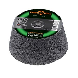 Круг зачисний конічний PROFITOOL PROFESSIONAL 110 90х55хM14; SIC 24