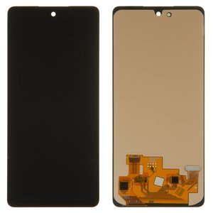 Дисплей для Samsung A528 Galaxy A52s 5G, чорний, без рамки, High Copy, OLED 