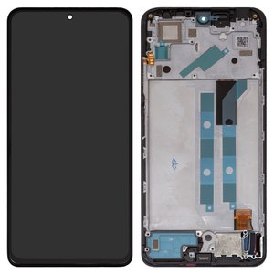 Дисплей для Xiaomi Redmi Note 11 Pro, Redmi Note 11 Pro 5G, чорний, з рамкою, Original PRC 
