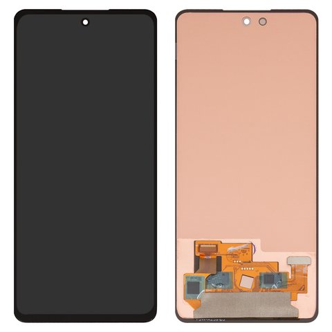 Дисплей для Samsung A536 Galaxy A53 5G, чорний, на версії Android 14 і вище працювати не буде!, без рамки, High Copy, original LCD size, OLED 