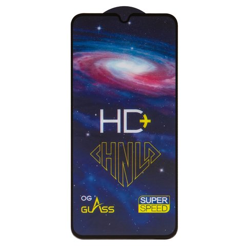 Защитное стекло All Spares для Samsung A155 Galaxy A15, A156 Galaxy A15 5G, 0,33 мм 9H, совместимо с чехлом, Full Glue, черный, cлой клея нанесен по всей поверхности, HD+