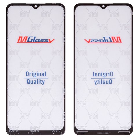 Стекло корпуса Musttby для Samsung A127 Galaxy A12 Nacho, с OCA пленкой, черное