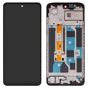 Дисплей для Oppo A3 CPH2669 , A3x CPH2641 , черный, с рамкой, Original PRC 