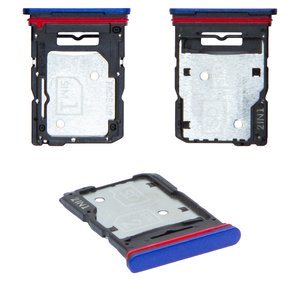 Тримач SIM карти для Motorola Moto G85, синій, cobalt blue