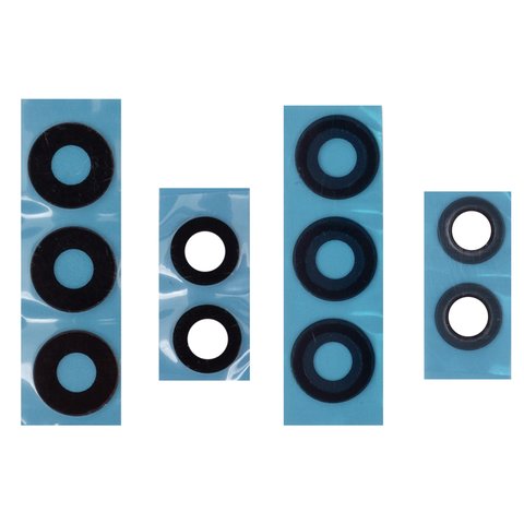 Скло камери для Samsung A525 Galaxy A52, A725 Galaxy A72, чорне, комплект 5 шт.