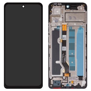 Дисплей для Infinix Hot 40 X6836 , черный, с рамкой, High Copy, FPC6805