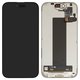 Дисплей для iPhone Air, черный, с рамкой, переклеено стекло