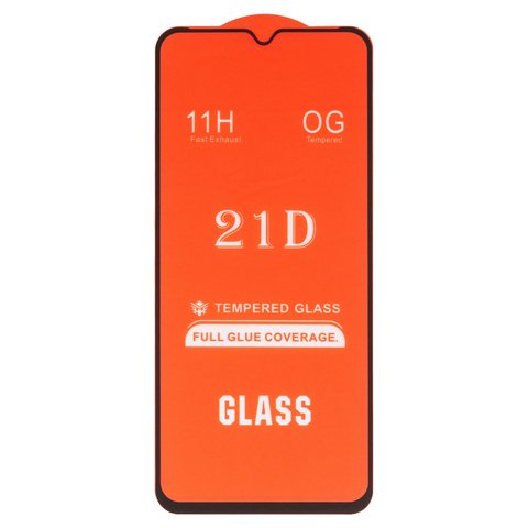 Захисне скло для Samsung A125F Galaxy A12, A135 Galaxy A13, M135 Galaxy M13, сумісне з чохлом, Full Glue, без упаковки , чорний