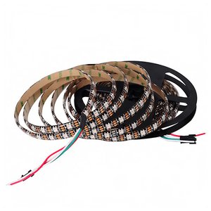 Светодиодная лента RGB SMD5050, WS2812B c  управлением, IP65, 5 В, 60 диодов м, 5 м 