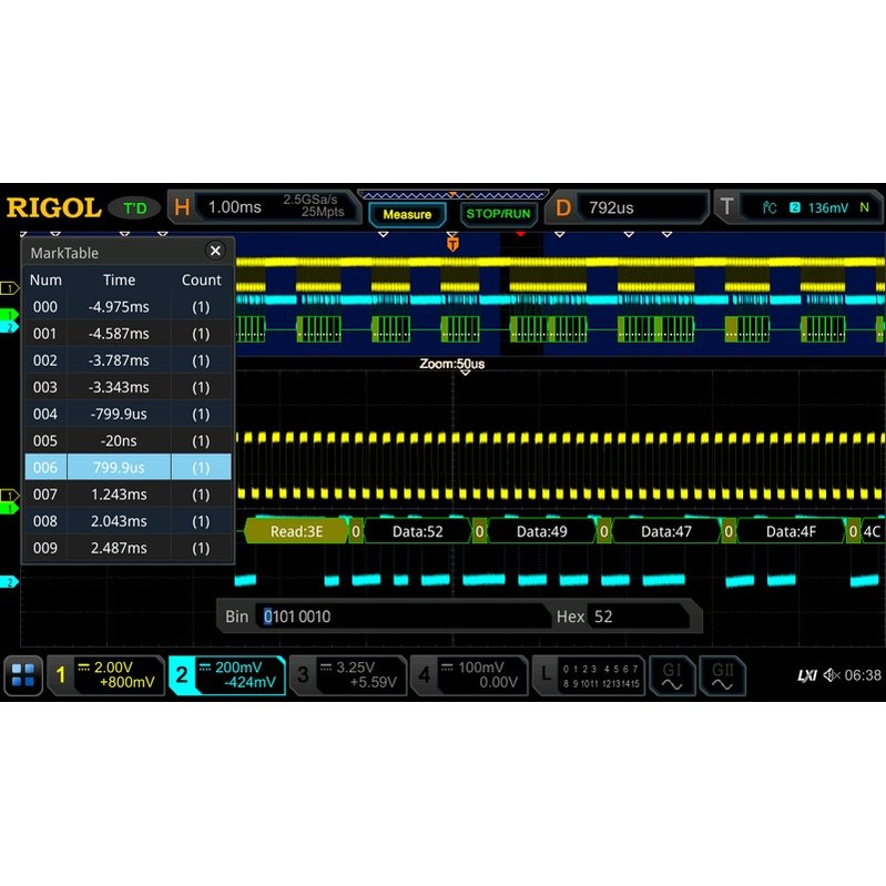 Програмне розширення RIGOL DS7000-AUDIO для декодування I2S Зображення 1