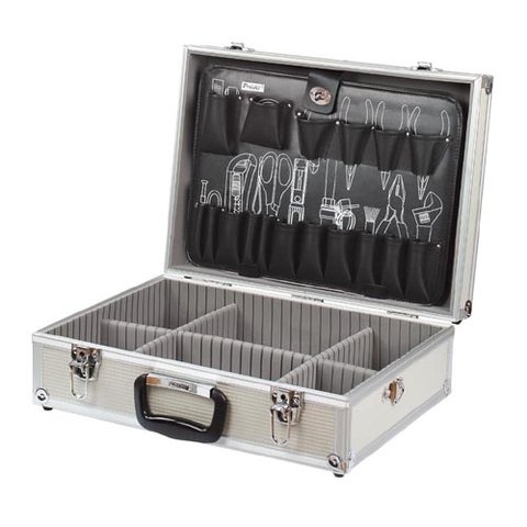 Кейс для інструментів Pro'sKit 8PK-735N з алюмінієвим каркасом та 1 перегородкою