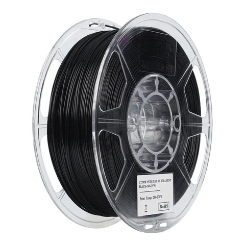 Филамент для 3D принтера eSUN PETG ESD Black, 1 кг