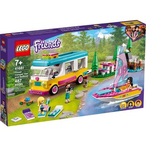 Конструктор LEGO Friends Лісовий будинок на колесах і яхта 41681 