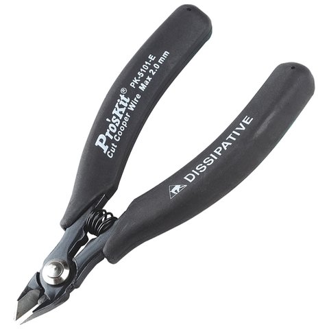 Heavy Duty Cutting Pliers Pro'sKit 1PK 5101 E with Conductive Handle 120 mm 