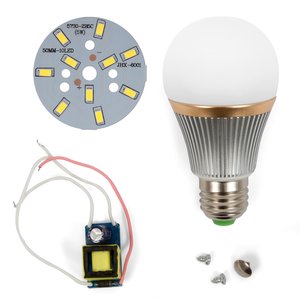 Juego de piezas para armar lámpara LED regulable SQ-Q22 5730 5 W (luz blanca fría, E27) Juego de piezas para armar lámpara LED regulable SQ-Q22 5730 5 W (luz blanca fría, E27)